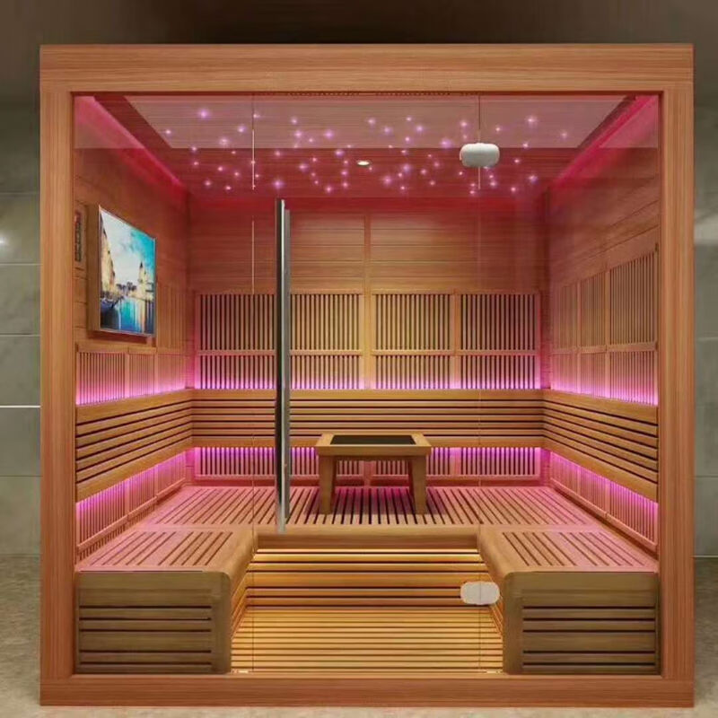 石墨烯碳晶板汗蒸房家用单人多人桑拿房双人远红外美容院纳米理疗