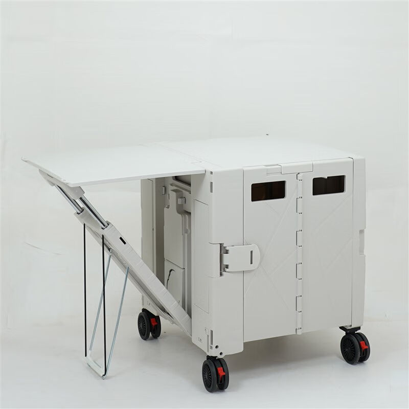 PURIXTAR户外露营推车可折叠野餐手推车营地拖车拉杆小拉车收纳桌