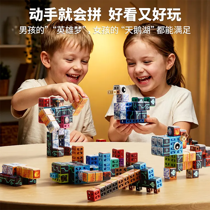 儿童品果空间巴比伦积木