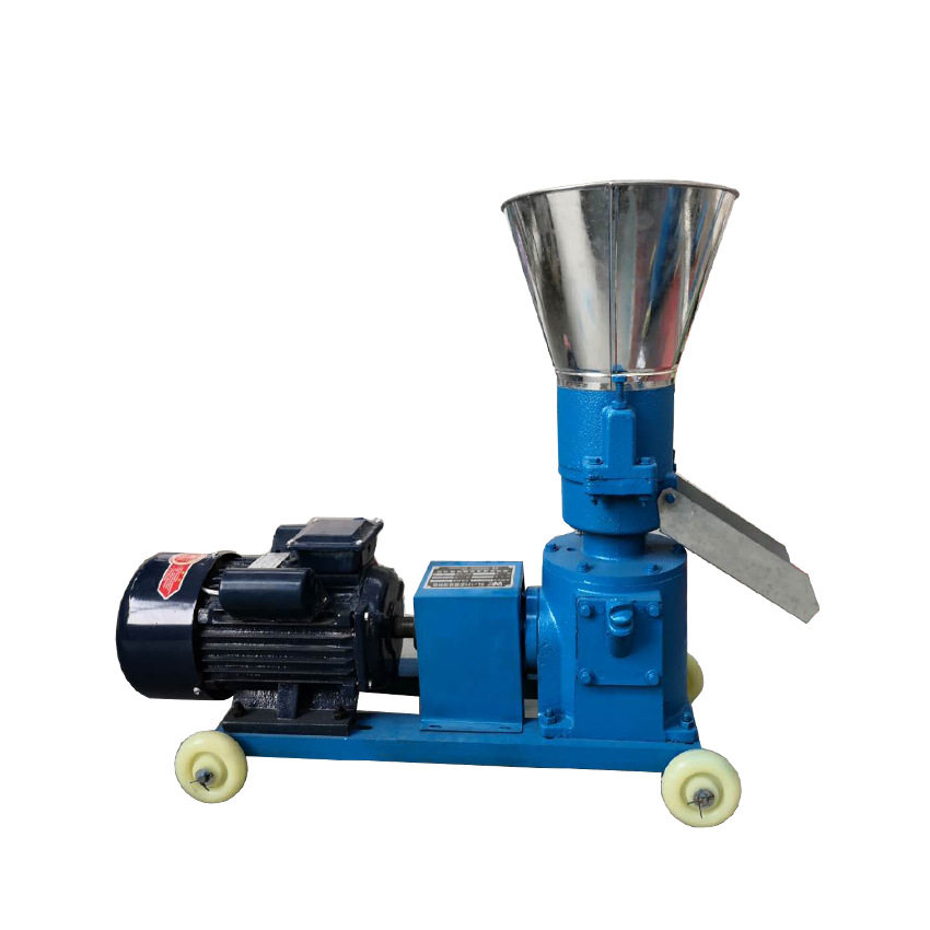 饲料颗粒机小型家用 饲料制粒机 养殖猪马牛羊鱼秸秆玉米造粒机