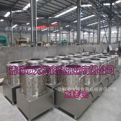 电动无伤型QTM505鸡鸭鹅除毛专用机器 自动鸡鸭脱毛机