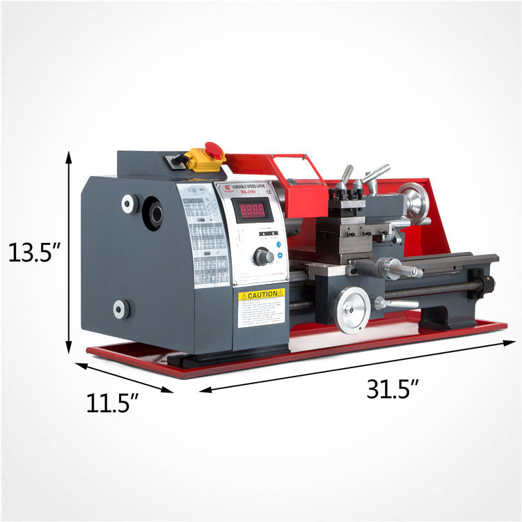 台式普通金属车床8×16英寸多功能车床玉石木材车削车间机床