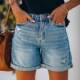 女 Ripped Casual Women ladies Summer pants Shorts Denim Jean