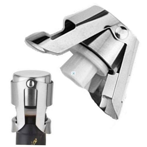 Stainless Steel Champagne Wine Bottle Stopper Portable Seale