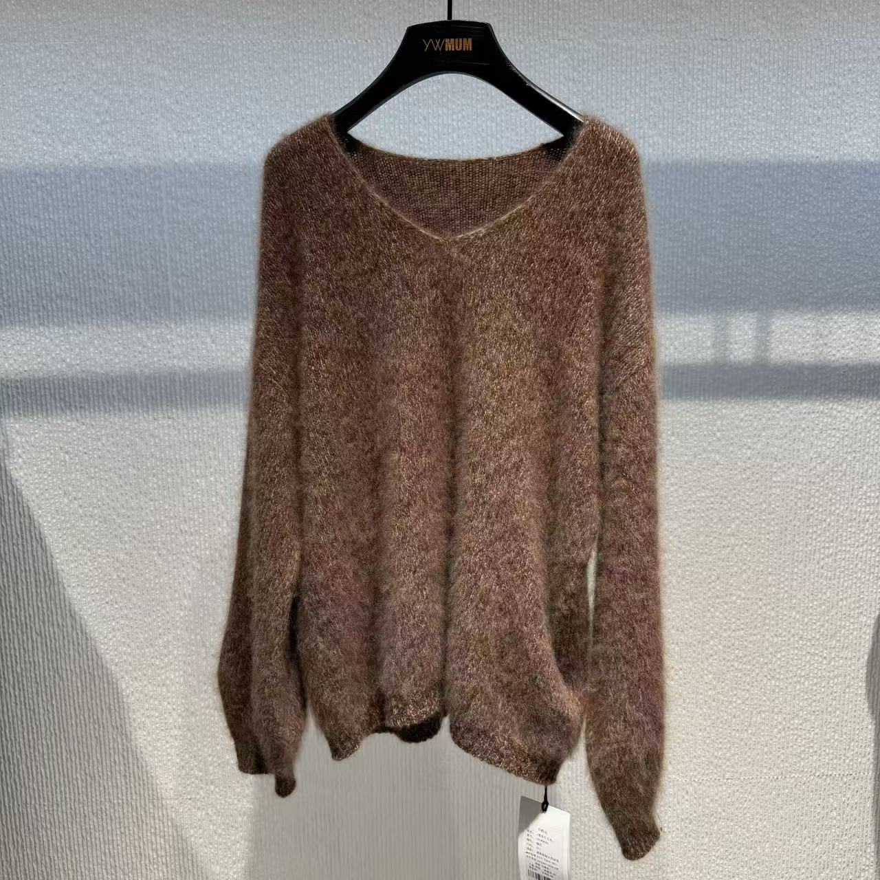 【巴依专享】IECW0639v领套头毛衣 衣长68