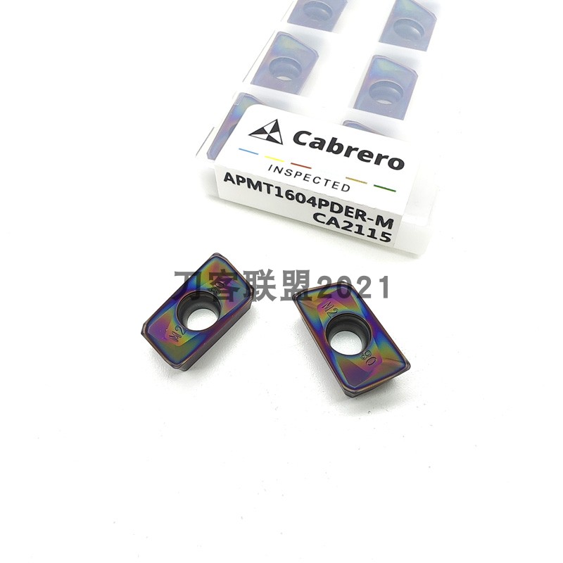 卡伯罗数控铣刀片APMT1604PDER 淬火件 调质钢 高硬材料加工
