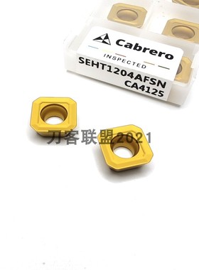 进口卡伯罗45度数控铣刀片SEHT1204AFSN CA4125 钢件