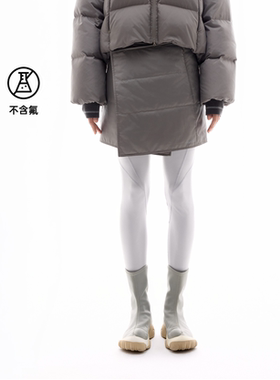 【25冬新品】UPON PRO都市线 不对称包裹式夹棉短裙A字裙拉链口袋