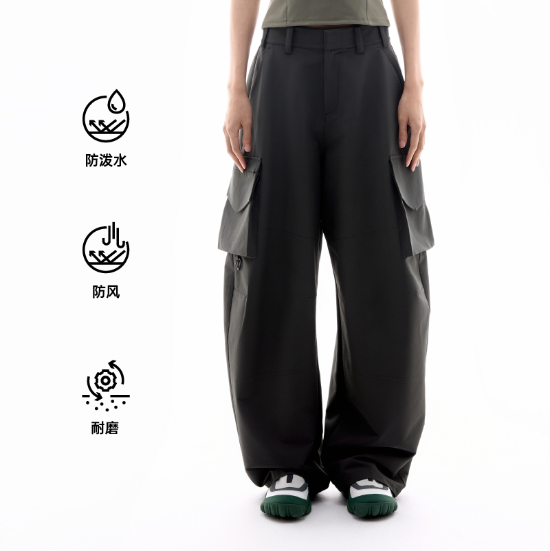 防泼水工装裤防风长裤新款女士