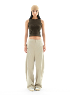 【25秋冬新品】UPON PRO重磅斜纹中腰大阔腿裤弯刀裤弯刀休闲裤