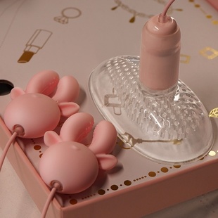 乳房按摩器鹿鹿夹女用吮吸强震乳房震动按摩器乳腺疏通美胸仪