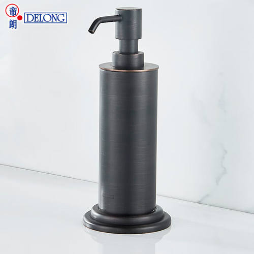 帝朗（DELONG）帝朗DELONG全铜皂液器台面洗手液瓶子座立式轻奢皂