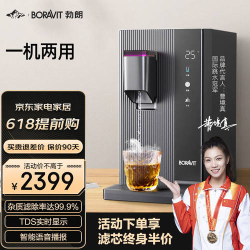 BORAVIT勃朗RO反渗透家用净水器即热饮水机净饮一体机台式直饮机