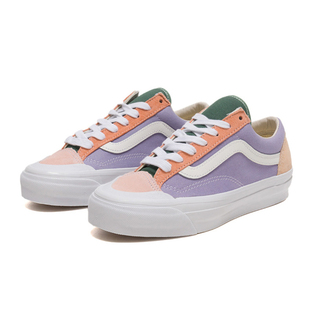 低帮板鞋 VANS范斯女鞋 男VN000MT6DT3 紫色拼色休闲鞋 正品 春季 新款