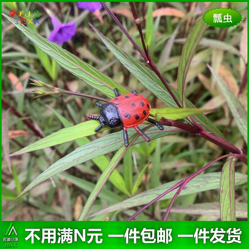 仿真小昆虫塑胶包邮玩具