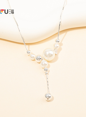 三福都市星辉绮梦短项链单条 时尚优雅气质首饰配饰链条852262