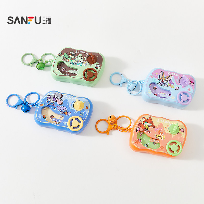 三福迪士尼疯狂动物城赛车趣味锁扣 创意挂件锁包扣包挂515195,服饰配件/皮带/帽子/围巾,钥匙扣,淘宝优惠券,粉丝福利购,淘宝优惠卷