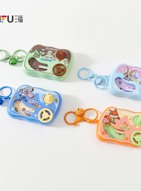 三福迪士尼疯狂动物城赛车趣味锁扣 创意挂件锁包扣包挂515195