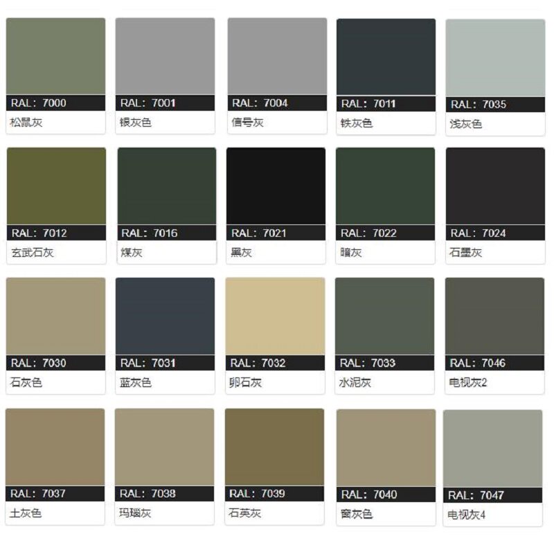 三和自动喷漆ral7021黑灰色劳尔7035/7032金属设备修补防锈油漆罐