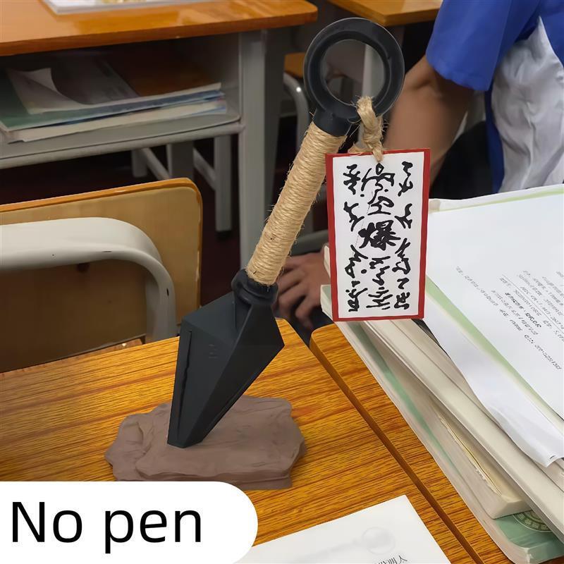苦无笔中性笔火影忍者周边飞雷神学生文具创意整蛊手里剑道具摆件