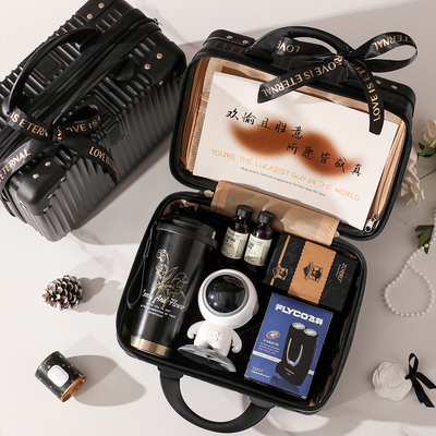 伴郎伴手礼盒子男士礼物轻奢高级感实用送兄弟团结婚行李箱礼物盒