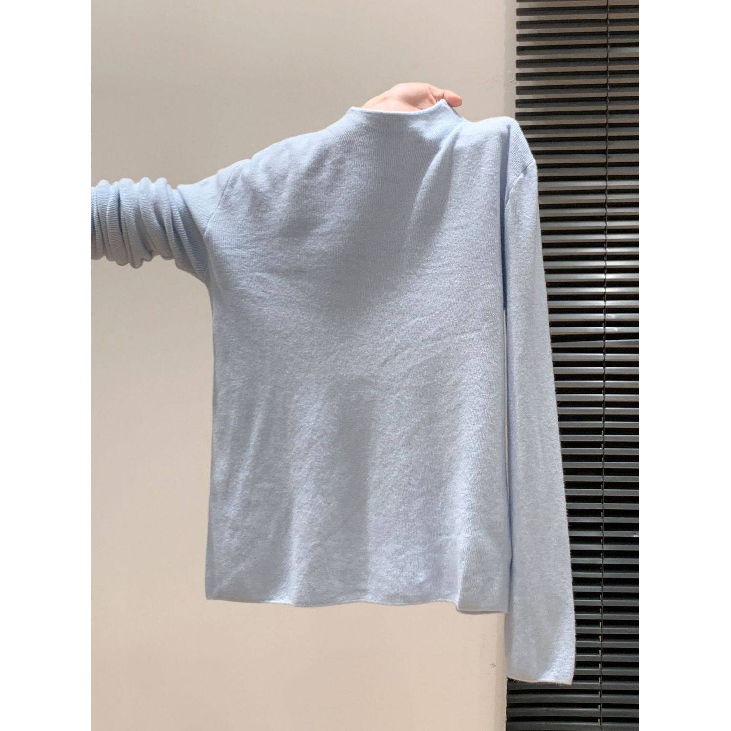 秋冬季修身基础款长袖打底上衣