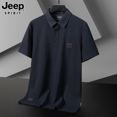 JEEPSPIRIT男士短袖POLO衫