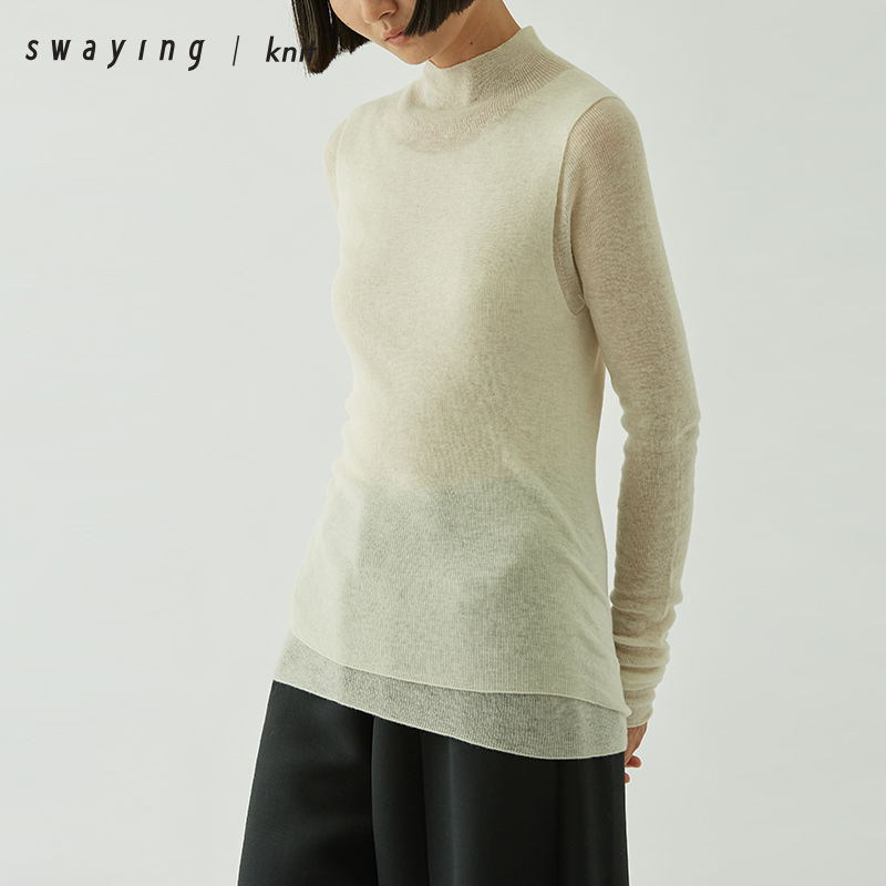 swayingknit水溶羊毛两件套