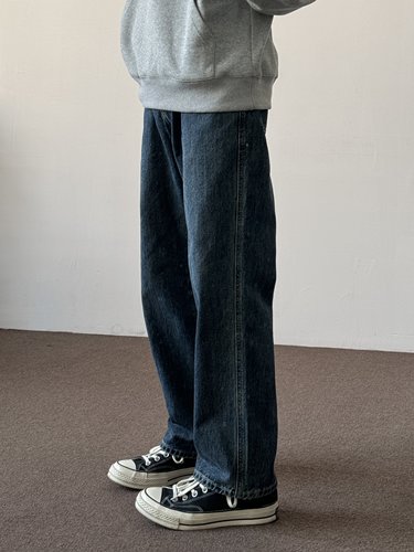 ONUN复古水洗cleanfit牛仔裤