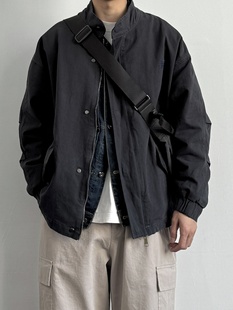 新款 ONUN 外套上衣春季 夹克日系宽松廓形长袖 复古水洗立领M51工装