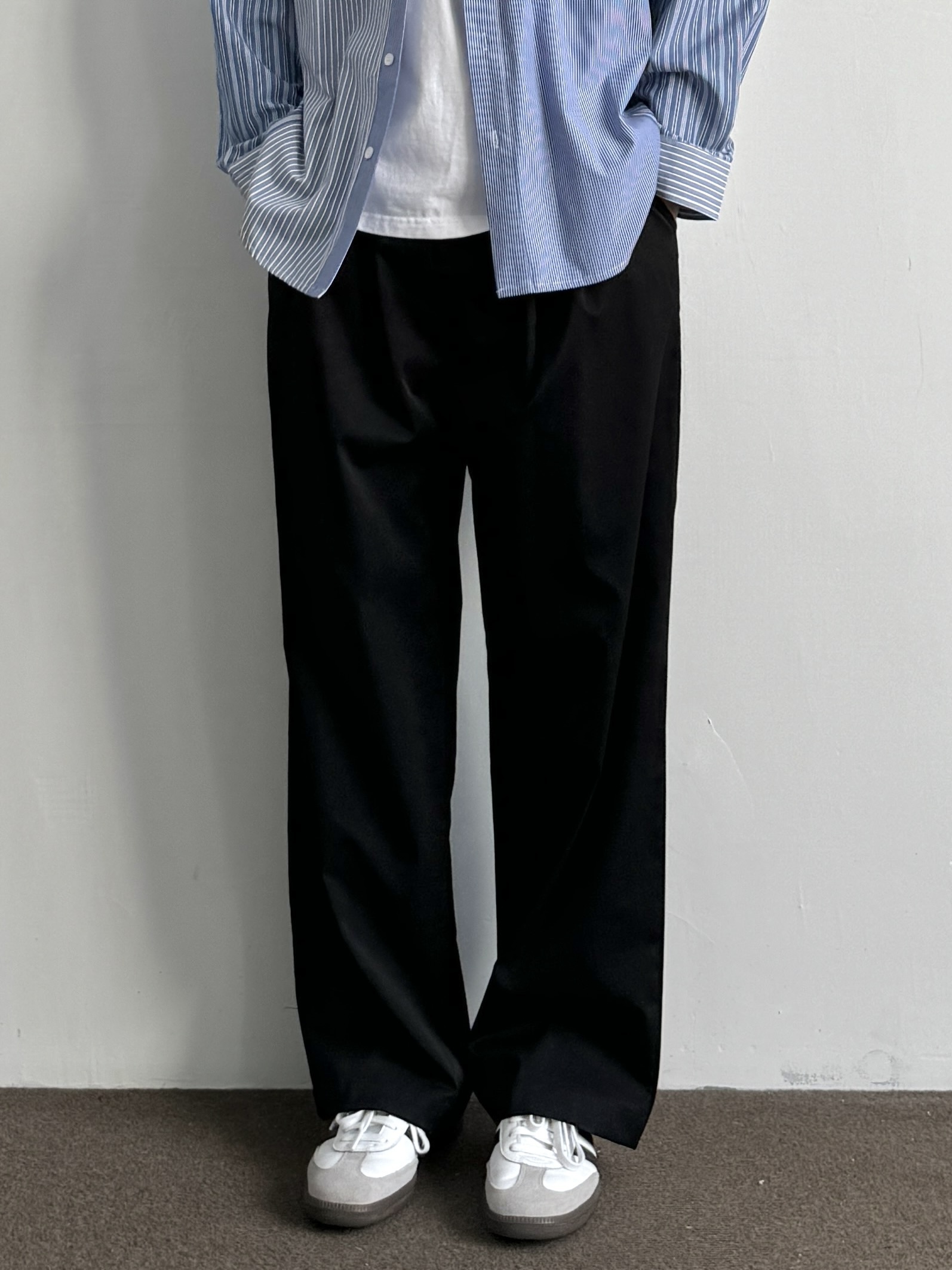 复古宽松休闲直筒西裤