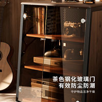 FITUEYES power amplifier cabinet, professional audio cabinet, hifi speaker stand, glass-enclosed equipment display cabinet thumbnail 3
