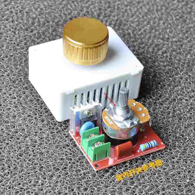 1200W800W带开关调温开关调光器调光调压调温调速板带盒子30钮