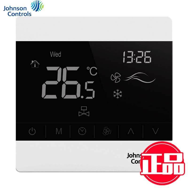 Johnson江森温控器T8600联网型MODBUS空调风机盘管控制面板开关