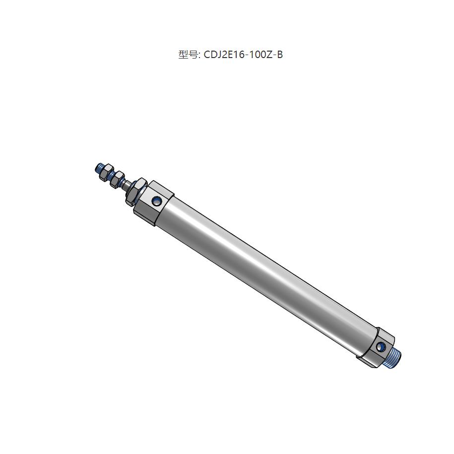 SMC 原装正品CDJ2E16-100Z-B系列 标准型:单杆双作用迷你气缸