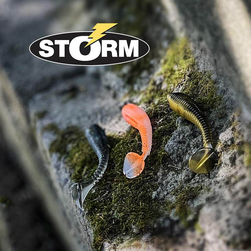 STORM世尊五目螺纹T尾软尾加盐加腥浮水鲈鱼鳜鱼鳟鱼翘嘴泥鳅假饵