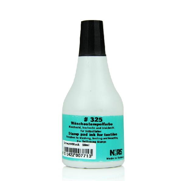 德国NORIS诺丽色#325印布专用油环保布料油墨印布黑色印油50ML