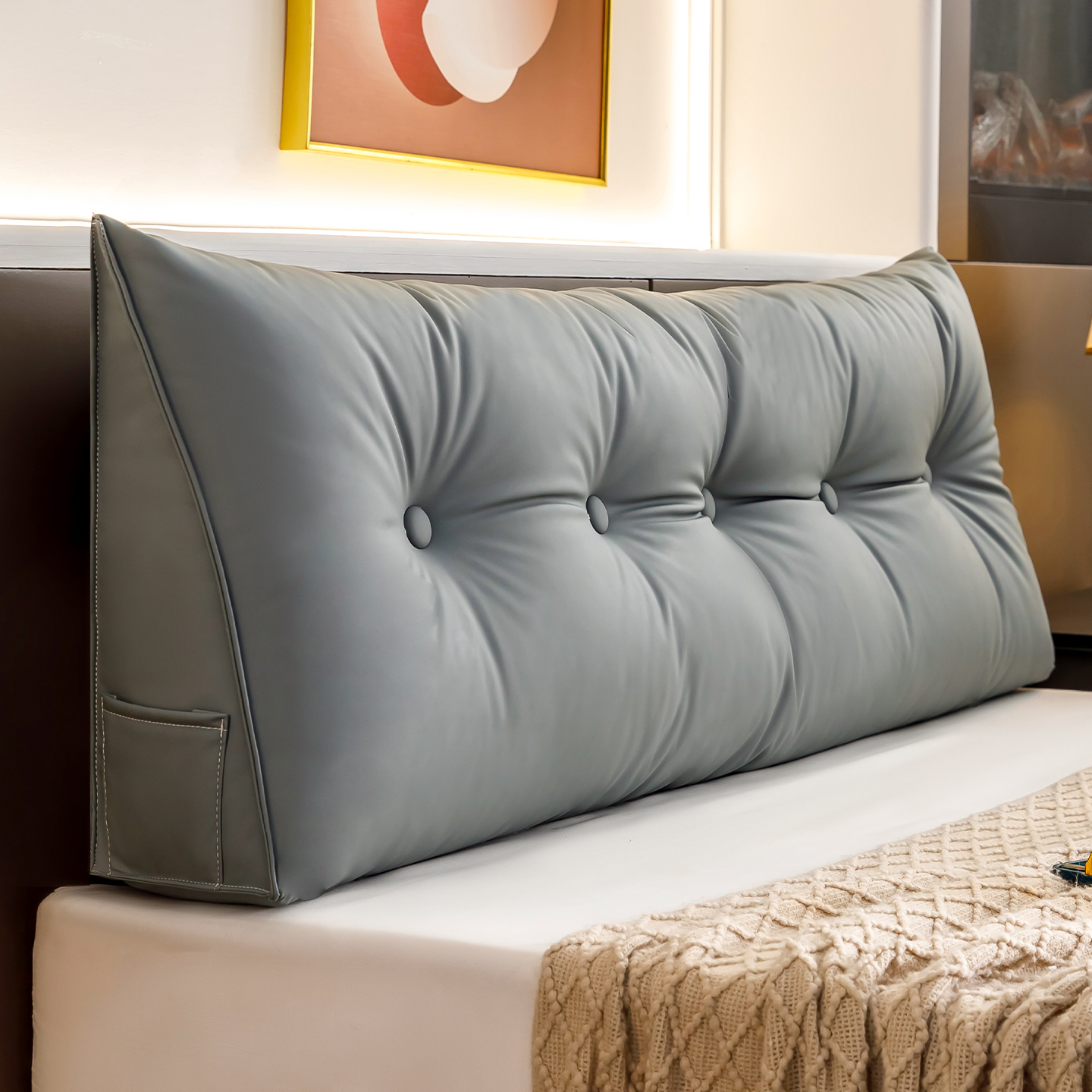 床头靠垫床上靠背软包