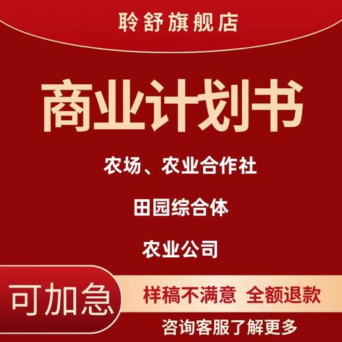 商业计划书撰写代做可行性研究报告项目立项