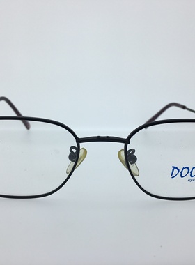 日本磨砂黑DOOS R1007男女通用全框眼镜 近视眼镜架