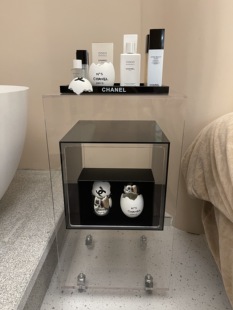 高端亚克力美容手推车美容院专用仪器小架子置物架美甲收纳工具车