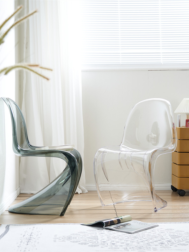 亚克力塑料餐椅设计师潘东椅网红