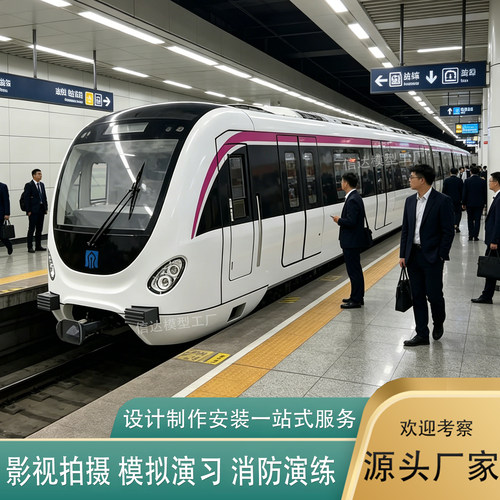 定制大型地铁模型11高铁模拟舱