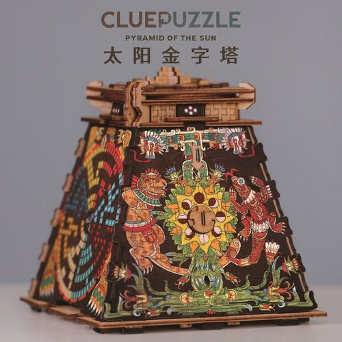 GM同款puzzle 太阳金字塔 拼图机关解密盒 idventure