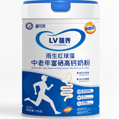 LV膳养雨生红球藻中老年富硒高钙奶粉