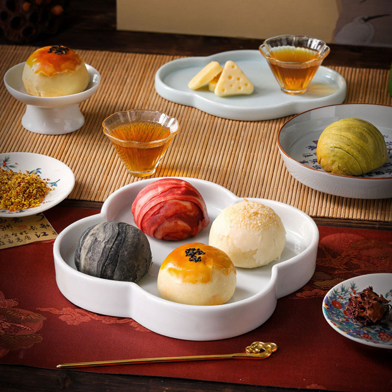 汉瑭秘点纯手工蛋黄酥糕点心传统健康小吃休闲食品中秋月饼送礼物