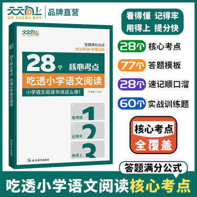 【天天向上】28个核心考点吃透小学语文阅读小学通用视频讲解