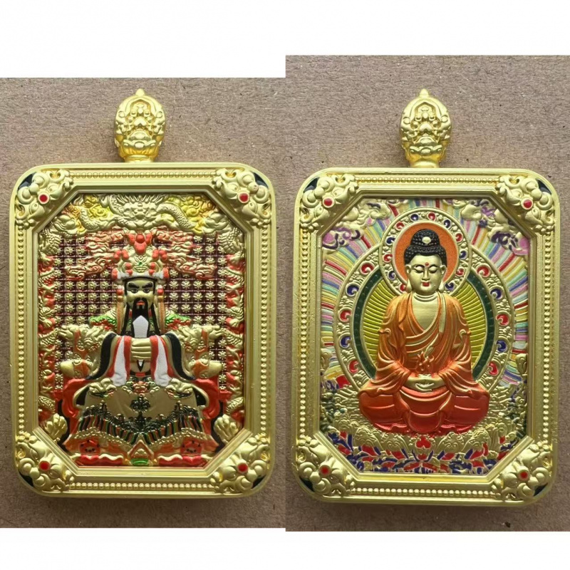 新品推荐龙五爷双面立体小唐卡八