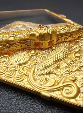 新款唐卡呜盒点钻款边框单面大鹏