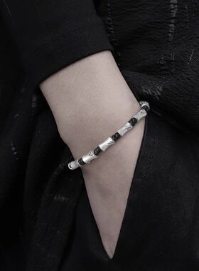 手串竹节潮流升手链节节高小众上岸高级感手链新中式男士设计轻奢